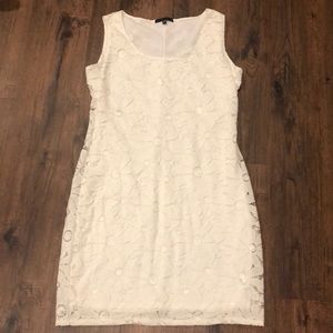 White Bride Bridal Daisy Lace Dress